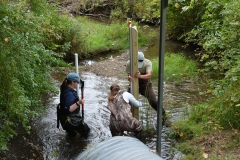 Installing stream gauges